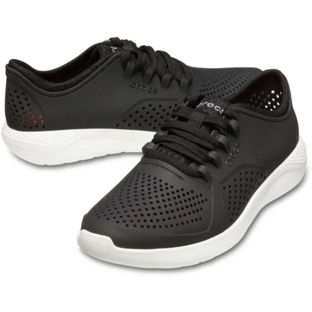 Crocs Women's Literide Pacer Lace-up Sneakers - Size 8 - Picture 10 of 10